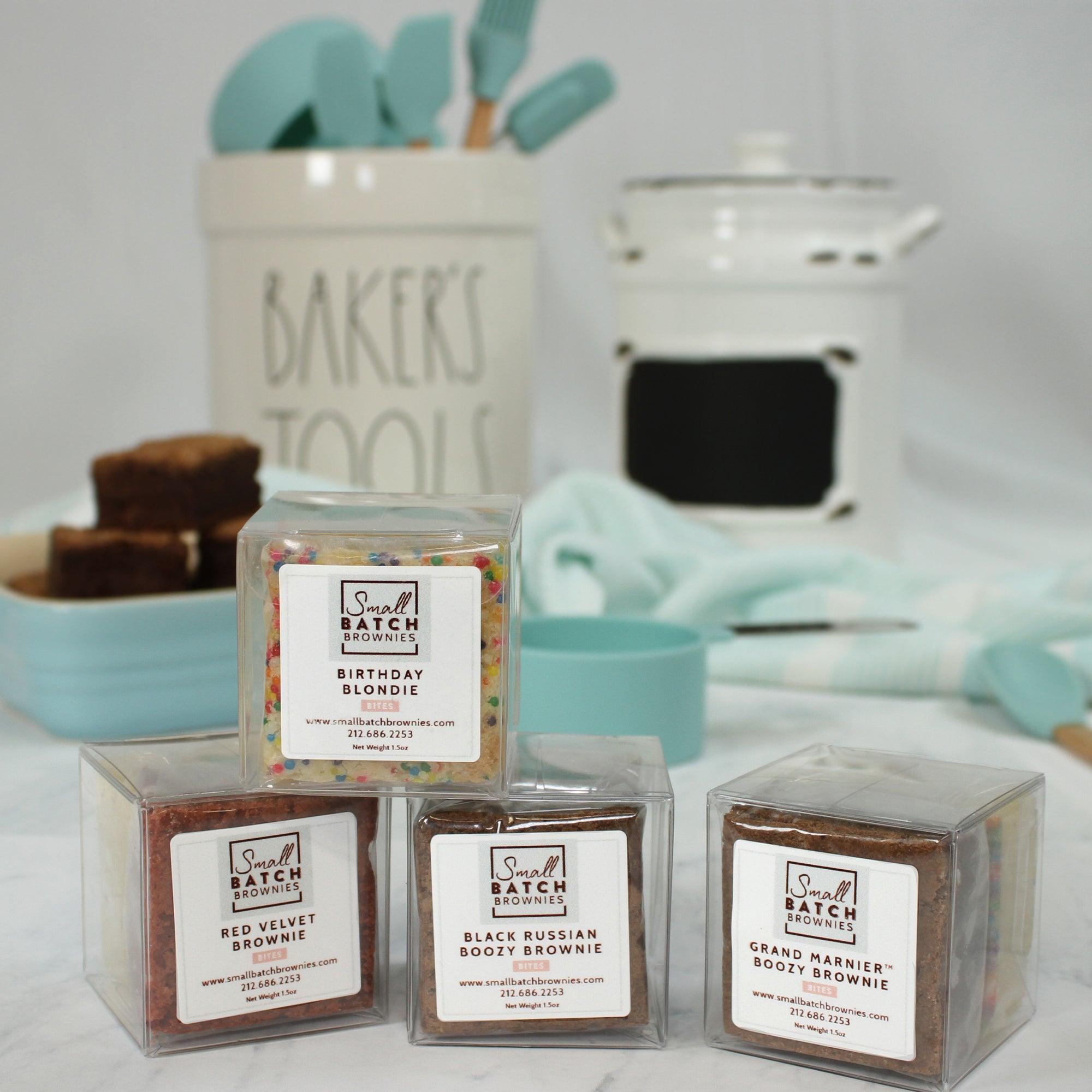 6 Boxes of Brownie 2 Pack Favors