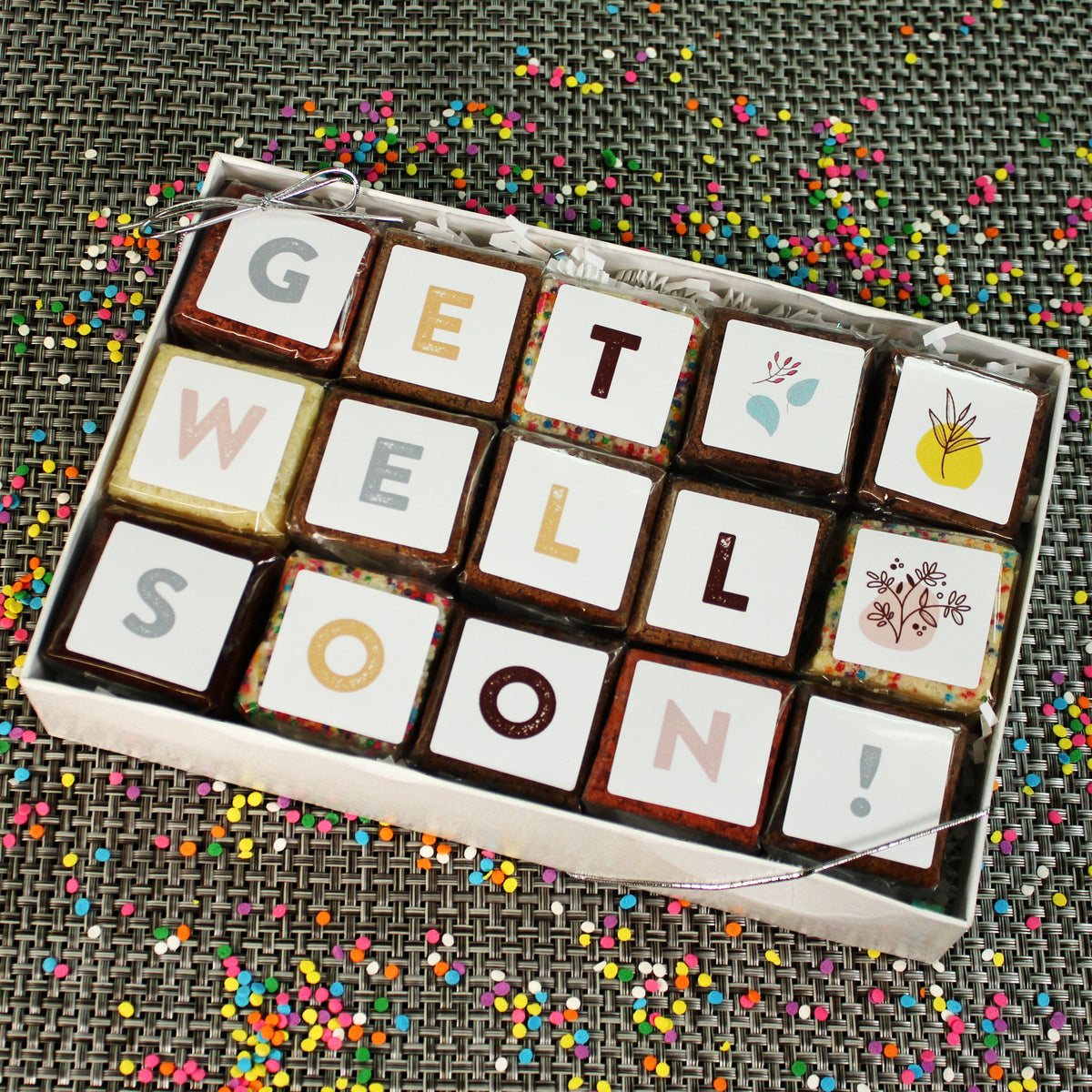 Get Well Gift of Brownies. Get Well BrownieGram-Small Batch Brownies