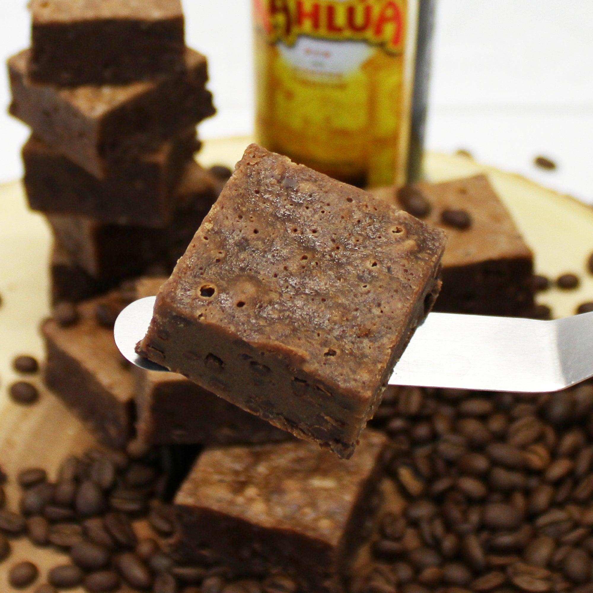 Kahlua™ Black Russian Boozy Brownies-Small Batch Brownies